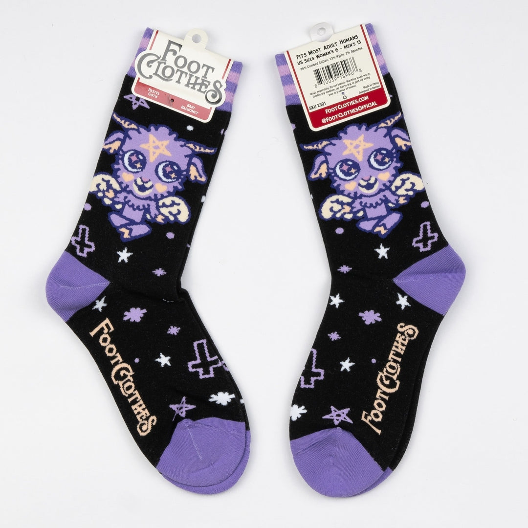 Baby Baphomet Crew Socks -  - Socks