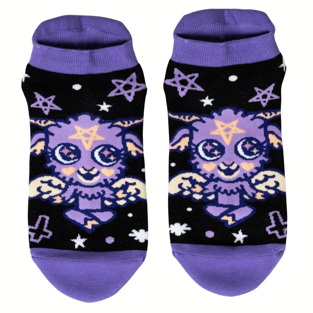 Baby Baphomet Ankle Socks -  - Socks