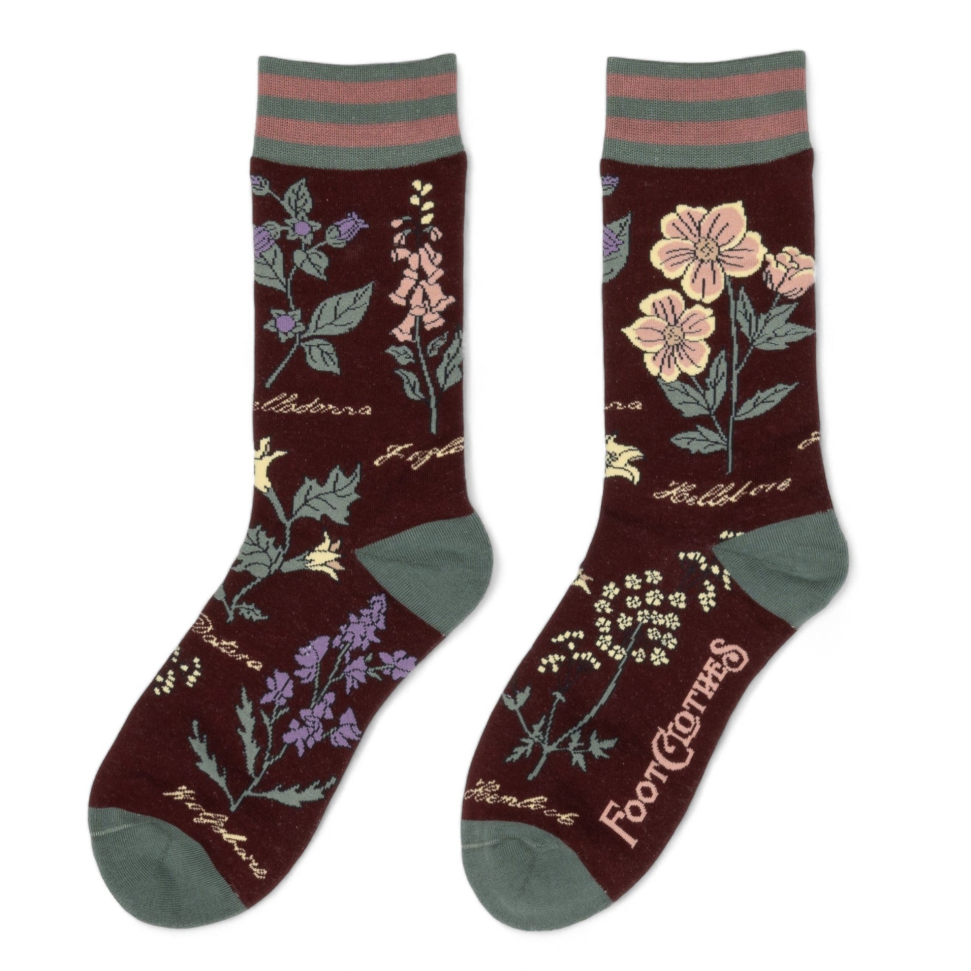 Baneful Botany Crew Socks -  - Socks
