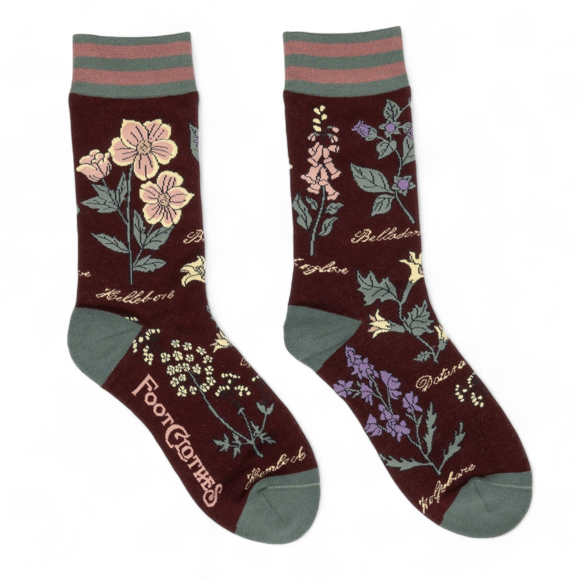 Baneful Botany Crew Socks -  - Socks