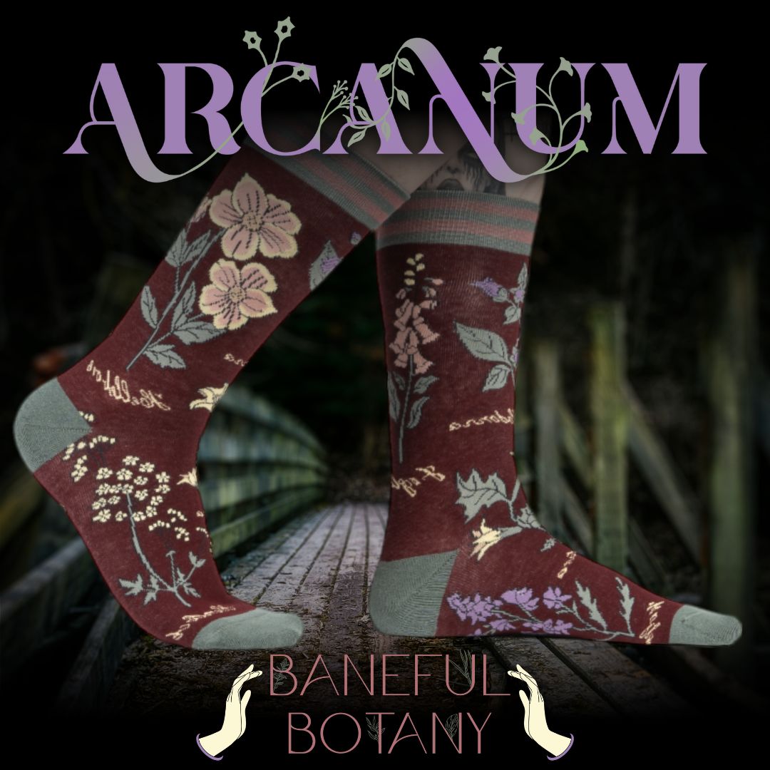 Baneful Botany Crew Socks -  - Socks