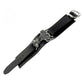 Thunderhammer Bracelet | Black Leather Vikings - Alchemy Metal-Wear - Bracelets