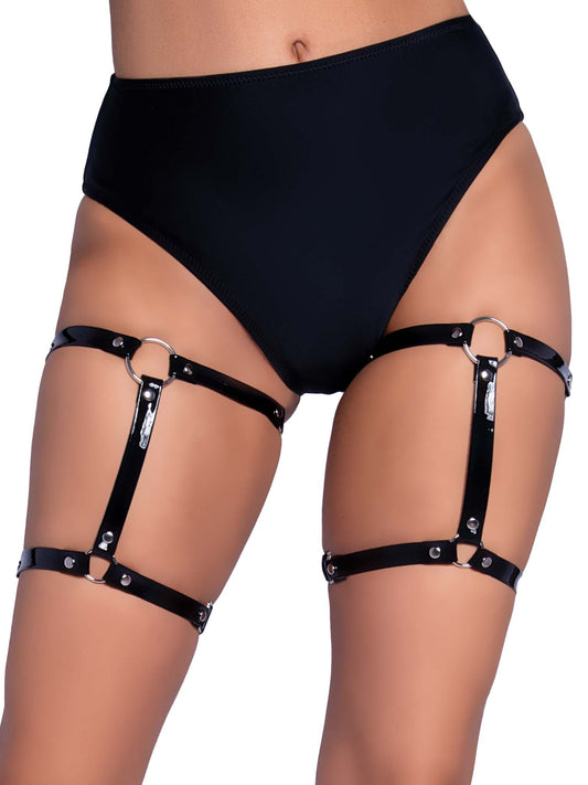 Dual Strap Thigh Garters -  - Hosiery