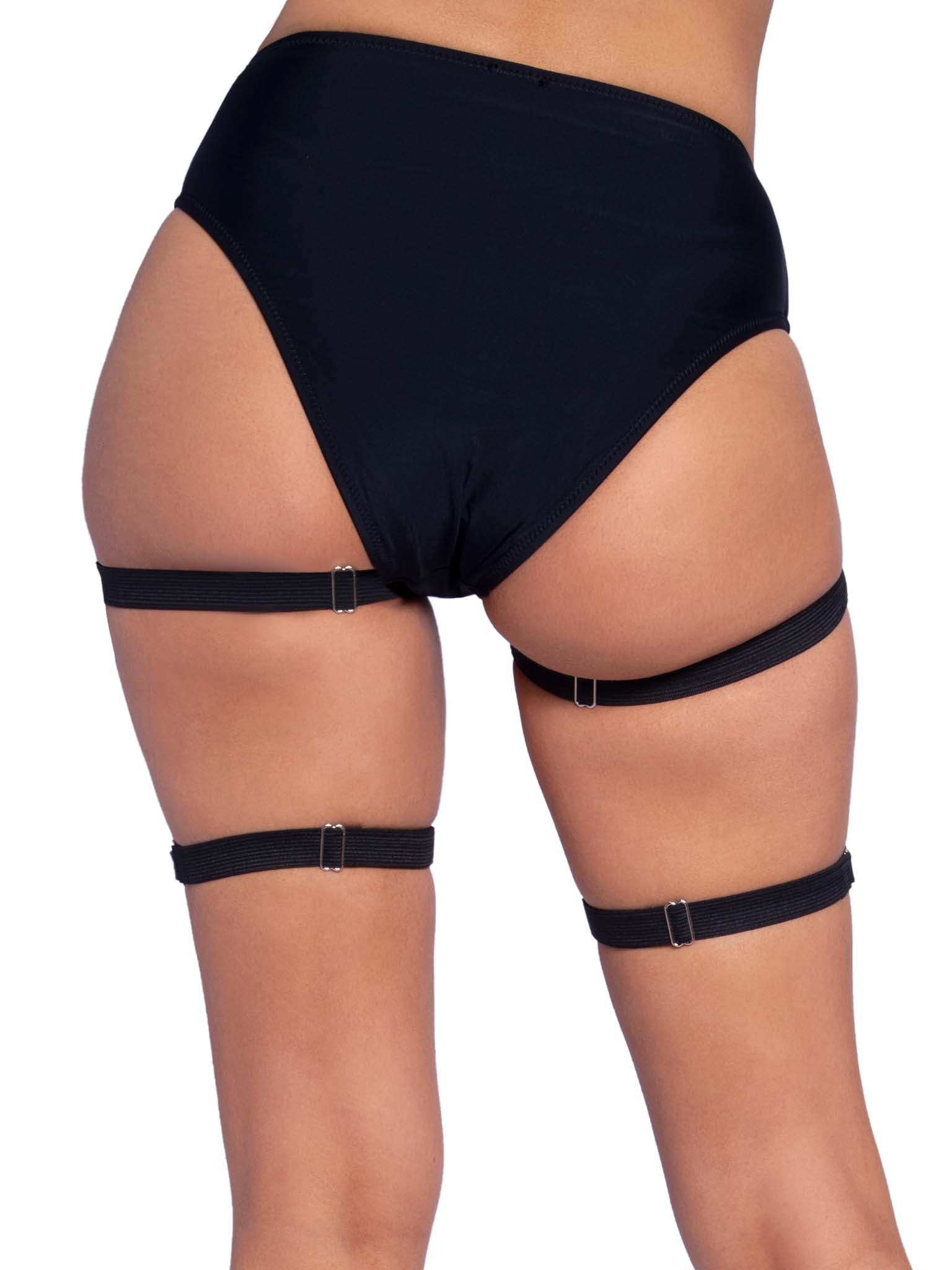Dual Strap Thigh Garters -  - Hosiery