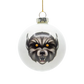 Ghoulish Glass Ornaments 4 Pack - Halloween Glass Baubles - Spooky Christmas Decorations -  - Holiday Ornaments