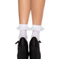 Diem Lace Ruffle Anklet Socks -  - Hosiery