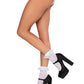Diem Lace Ruffle Anklet Socks -  - Hosiery