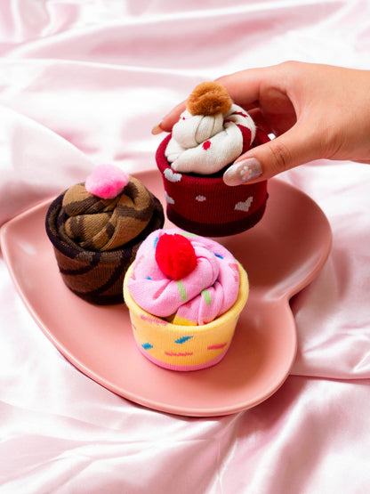 Cupcake Sock Gift Set -  - Hosiery