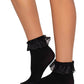 Lola Ruffle Bow Ankle Socks -  - Hosiery