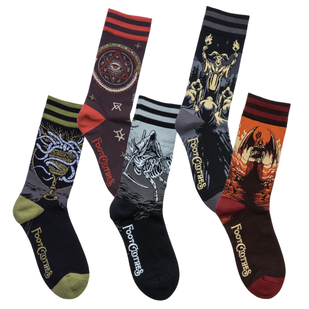 Dante's Inferno Crew Sock Pack | 5 Designs -  - Sock Pack