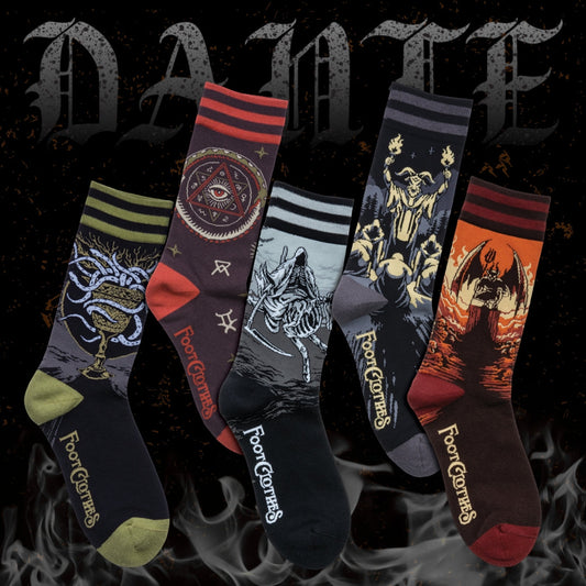Dante's Inferno Crew Sock Pack | 5 Designs -  - Sock Pack