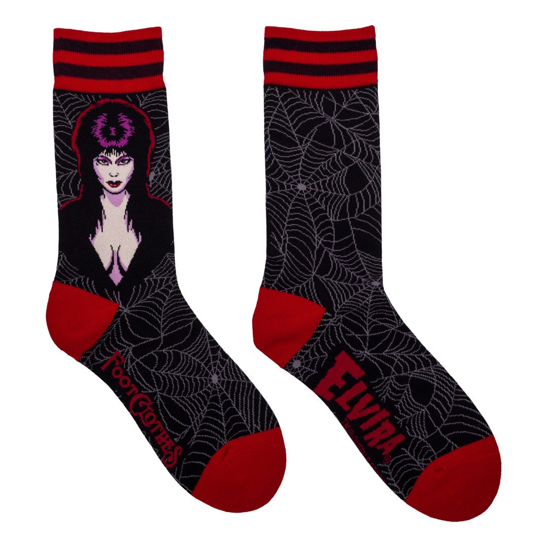 Elvira Mistress of the Dark Crew Socks -  - Socks