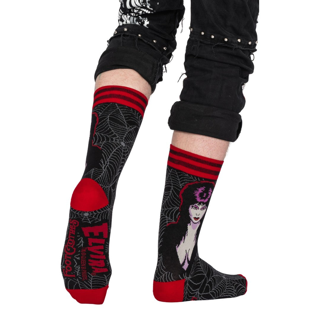 Elvira Mistress of the Dark Crew Socks -  - Socks