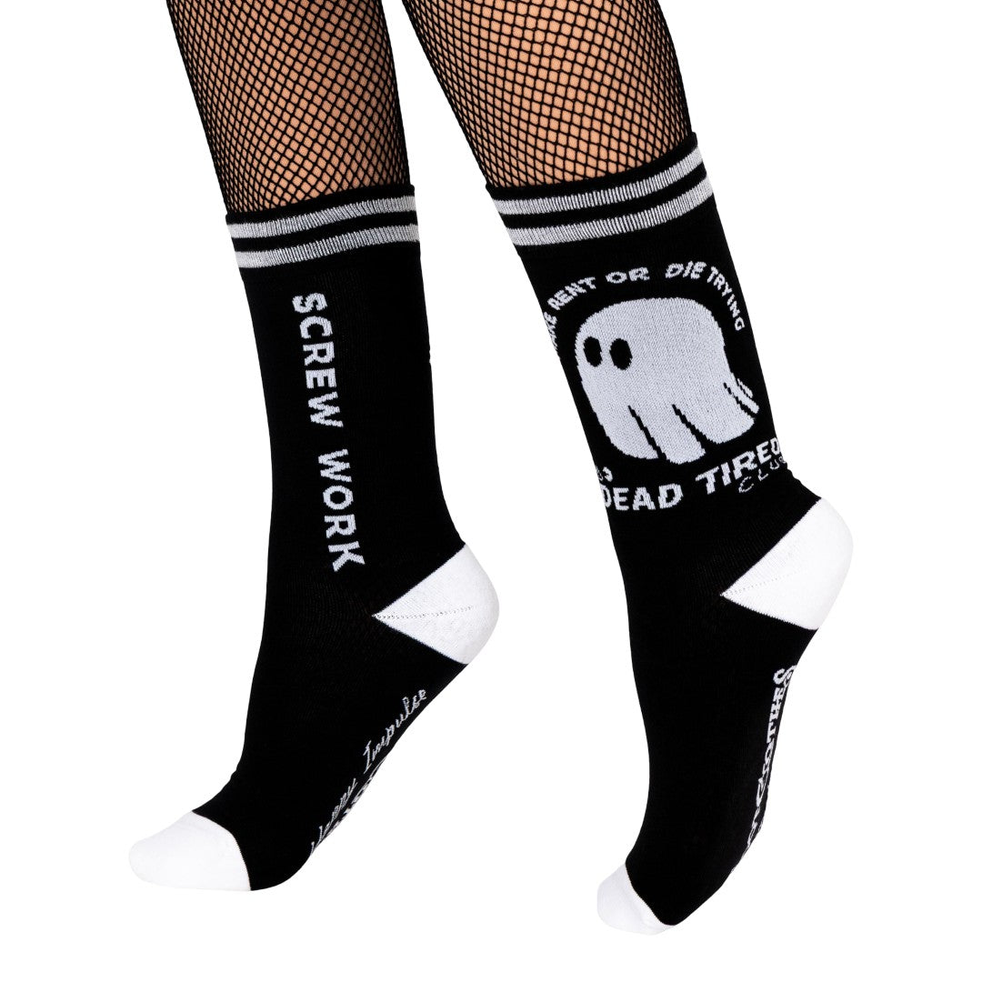 Dead Tired Crew Socks -  - Socks