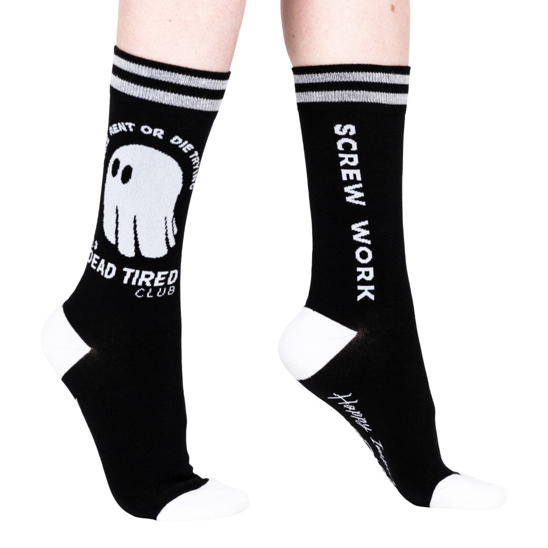 Dead Tired Crew Socks -  - Socks