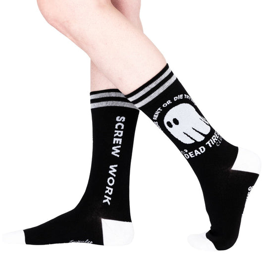 Dead Tired Crew Socks -  - Socks