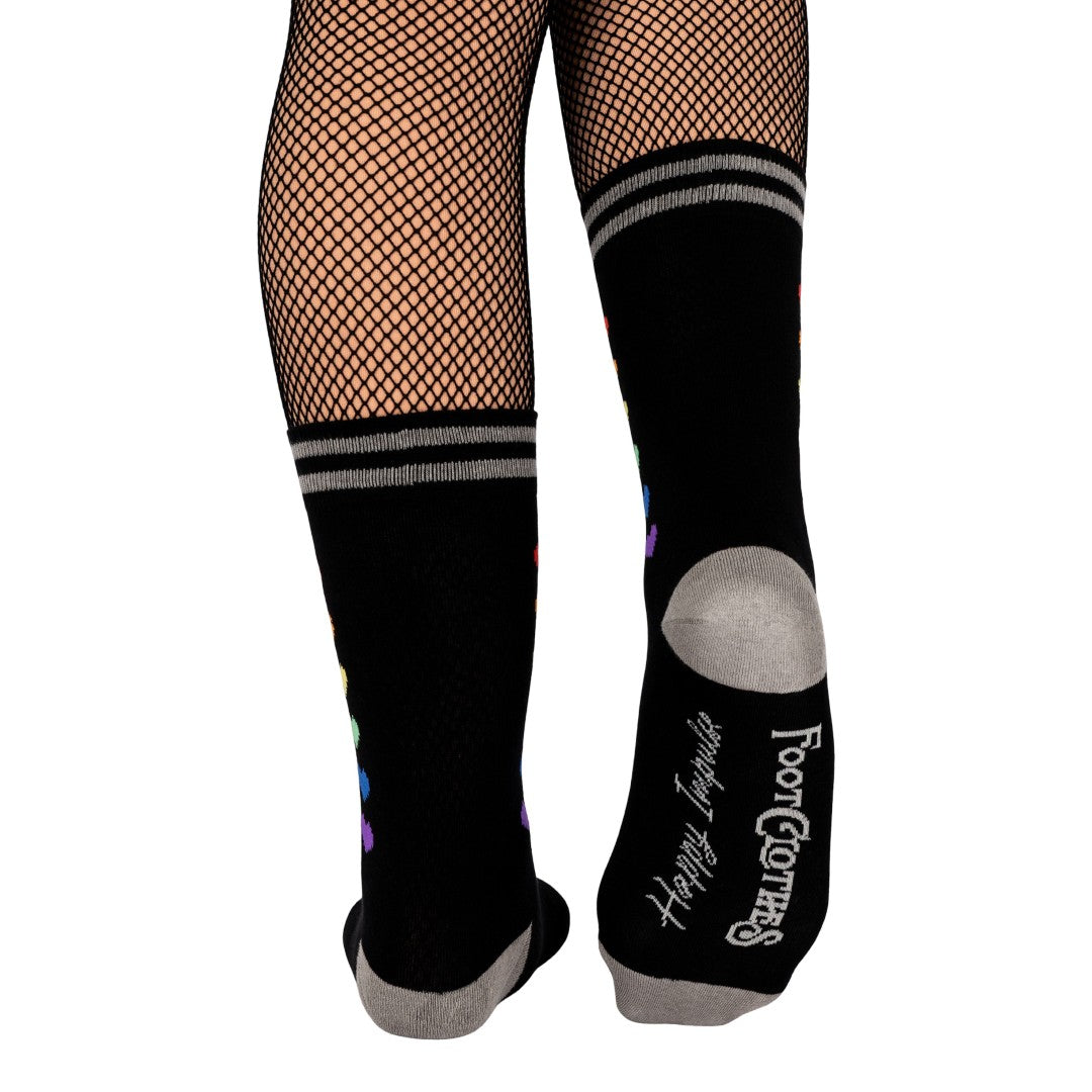 Pride Pixel Hearts Crew Socks -  - Socks
