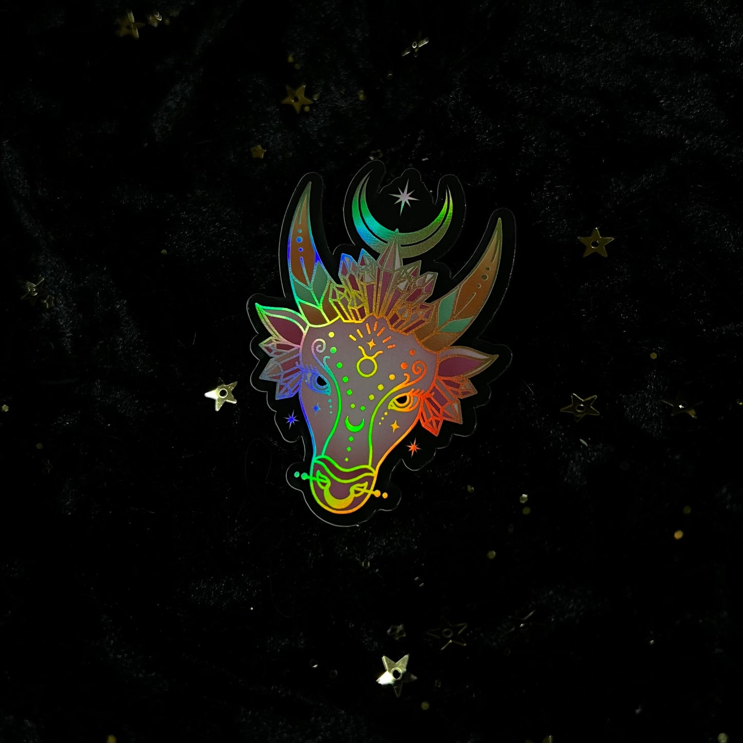 crystals for the zodiacs sticker -  - 
