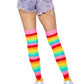 Raya Rainbow Leg Warmers - Colorful Leg Warmers - Rave Festival Accessories -  - Legwarmers