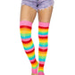 Raya Rainbow Leg Warmers - Colorful Leg Warmers - Rave Festival Accessories -  - Legwarmers