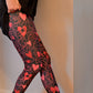 Web of Love Valentine Spooky Spider Web Johanna Parker Exclusive Leggings -  - Leggings