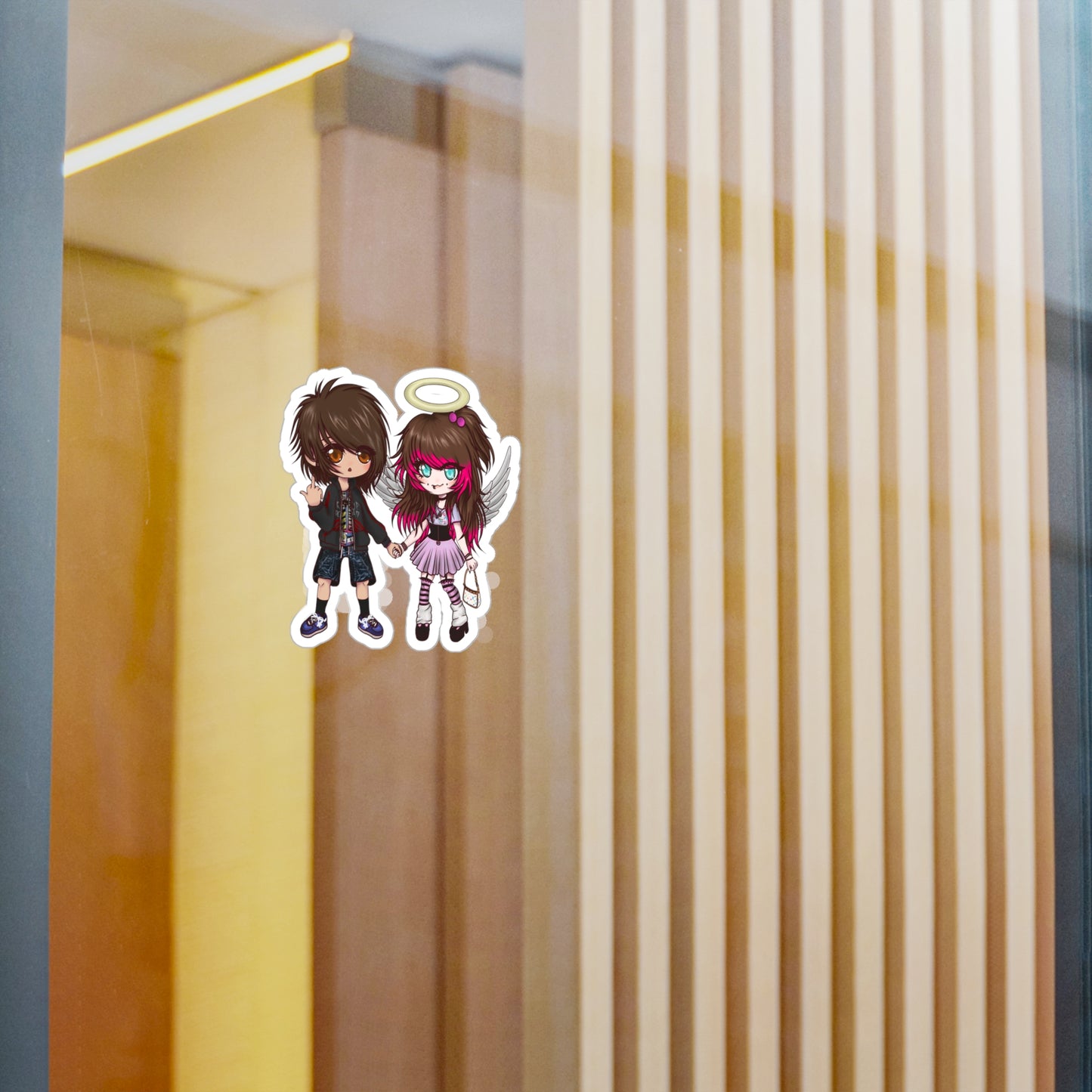 03osc & 8ngelonline Chibi Vinyl Decal Sticker - HKWD - Decals