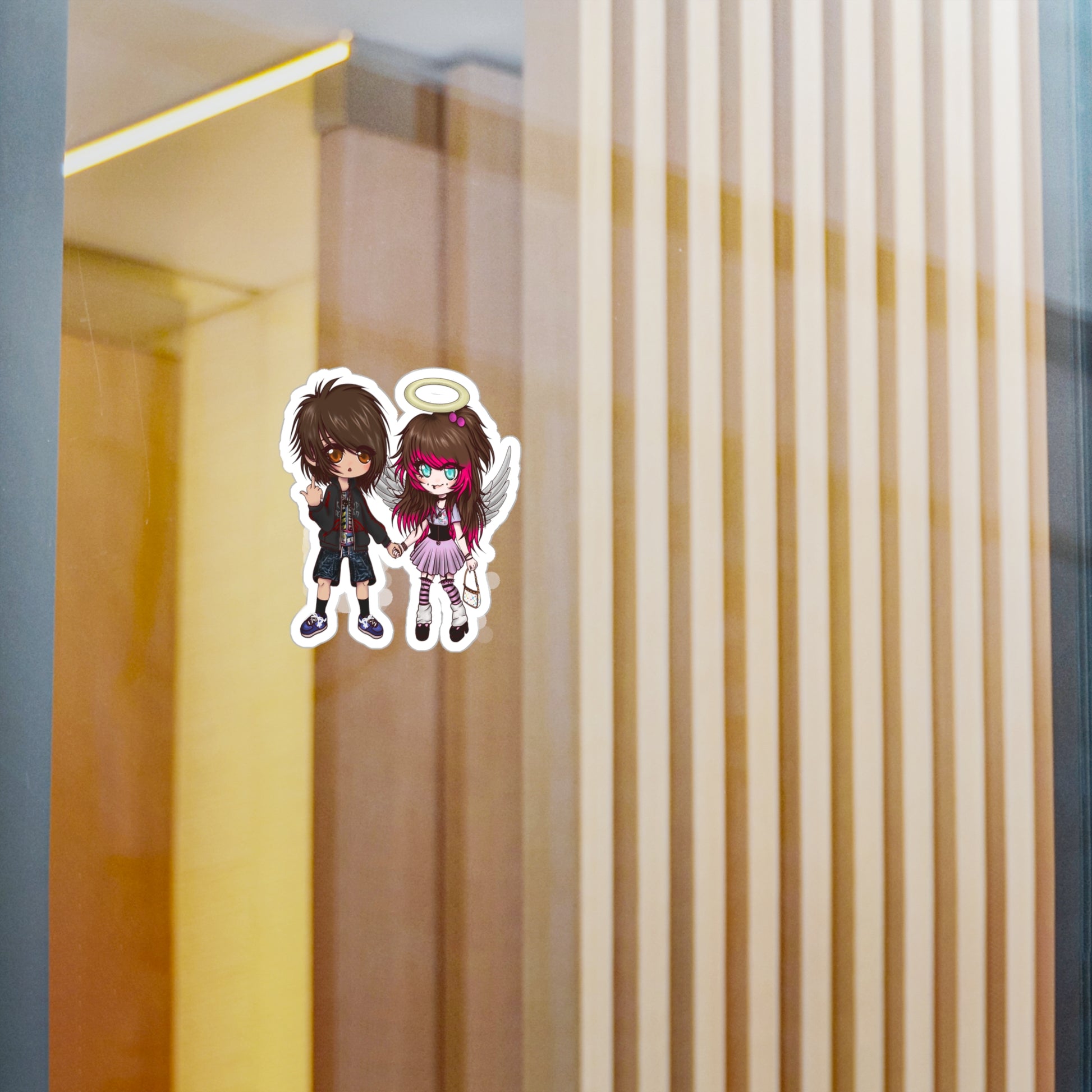 03osc & 8ngelonline Chibi Vinyl Decal Sticker - HKWD - Decals