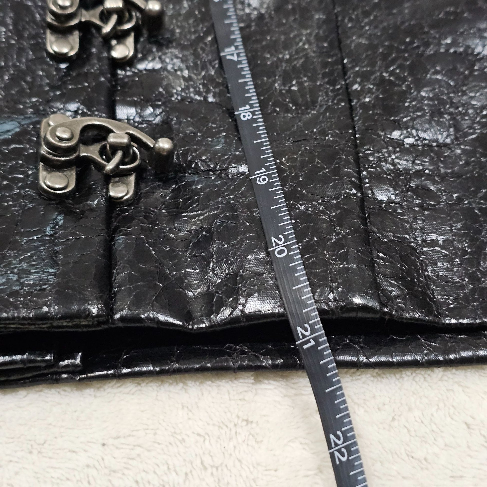 BADEE Faded ECO Leather Crop Jacket Black - BADEE - Jackets