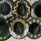 Vegan Felt Hat - XL Brim - Western Snakes -  - 