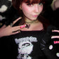 Monster Girl Strapless Lace-Up Corset Tee Top M -  - Corset