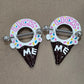 Painful Pleasures Ice Cream 14G Surgical Steel Nipple Rings Set of 2