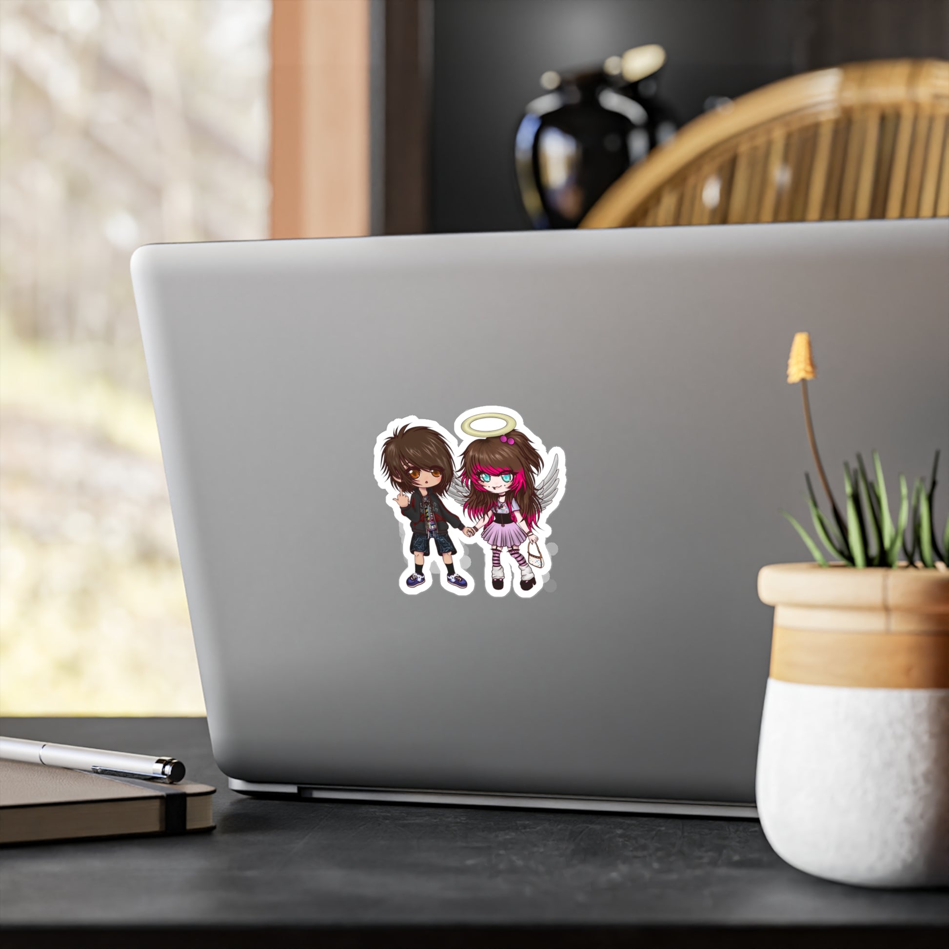 03osc & 8ngelonline Chibi Vinyl Decal Sticker - HKWD - Decals