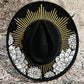 Vegan Felt Hat - XL Brim - Dahlia Burst -  - 
