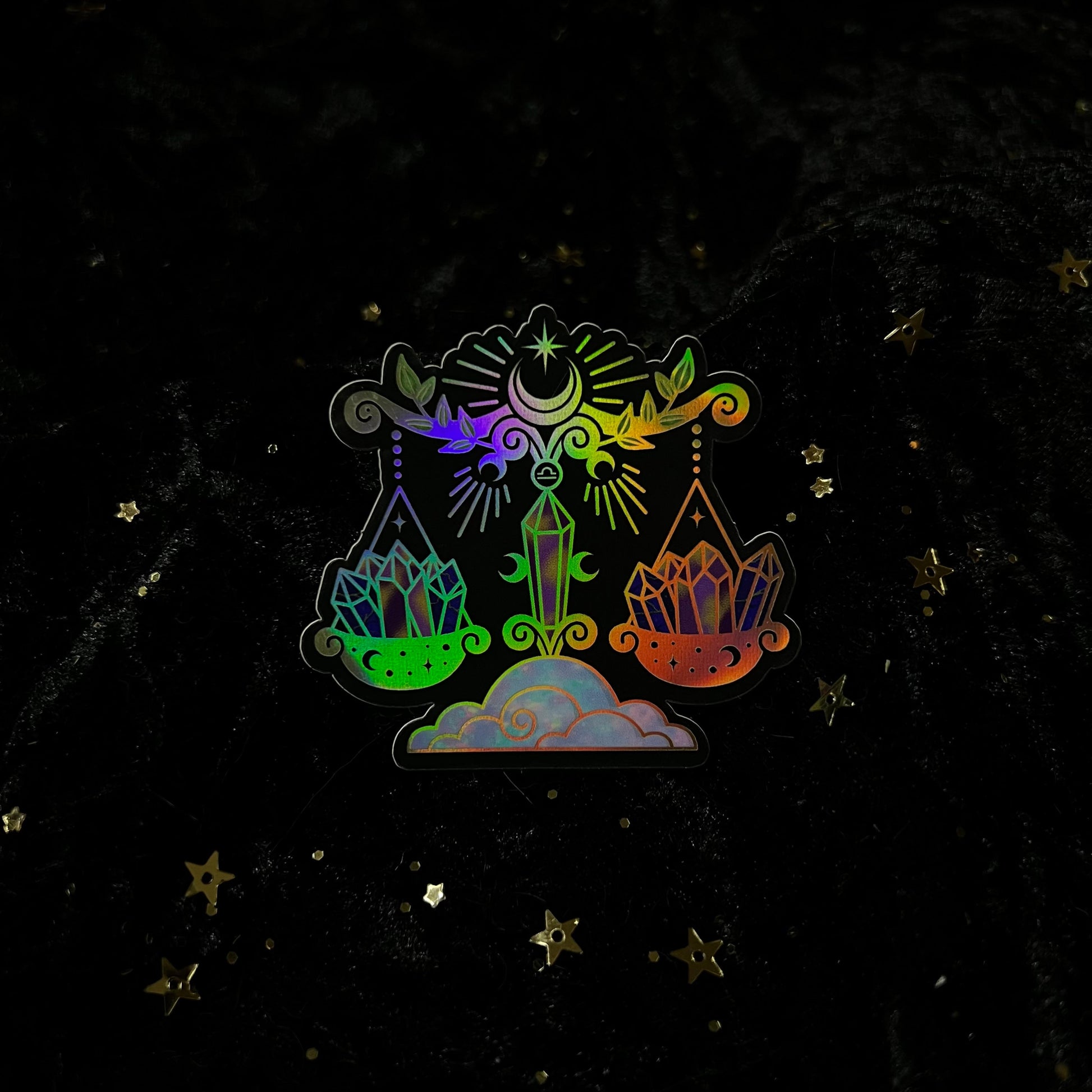 crystals for the zodiacs sticker -  - 