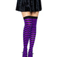 Cari Striped Stockings -  - Hosiery