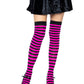 Cari Striped Stockings -  - Hosiery