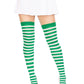 Cari Striped Stockings -  - Hosiery