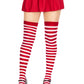 Cari Striped Stockings -  - Hosiery