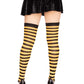 Cari Striped Stockings -  - Hosiery