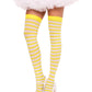 Cari Striped Stockings -  - Hosiery