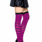 Cari Striped Stockings -  - Hosiery