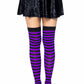 Cari Striped Stockings -  - Hosiery