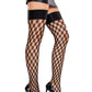 Gemma Eyelet Net Thigh Highs -  - Hosiery