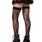Occult Net Thigh Highs - Gothic Fishnet Stockings - Alternative Fashion Hosiery -  - Fishnet Thigh Highs