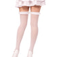Calliope Striped Thigh Highs - Gothic Hosiery - Alternative Fashion Stockings -  - Thigh High Stockings