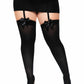 Kay Opaque Thigh Highs - Gothic Thigh High Stockings