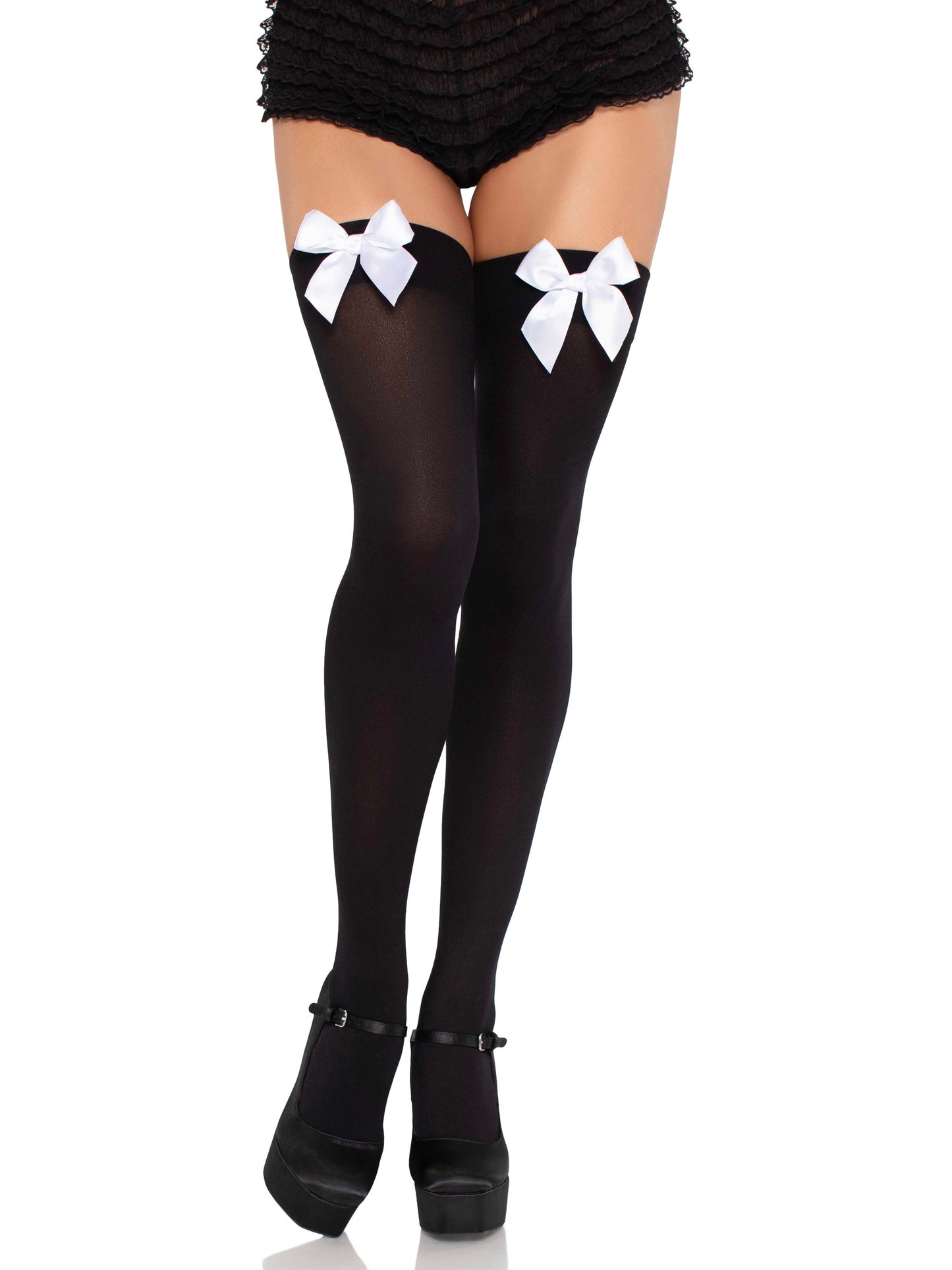 Kay Opaque Thigh Highs -  - Hosiery