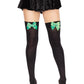 Kay Opaque Thigh Highs - Gothic Thigh High Stockings