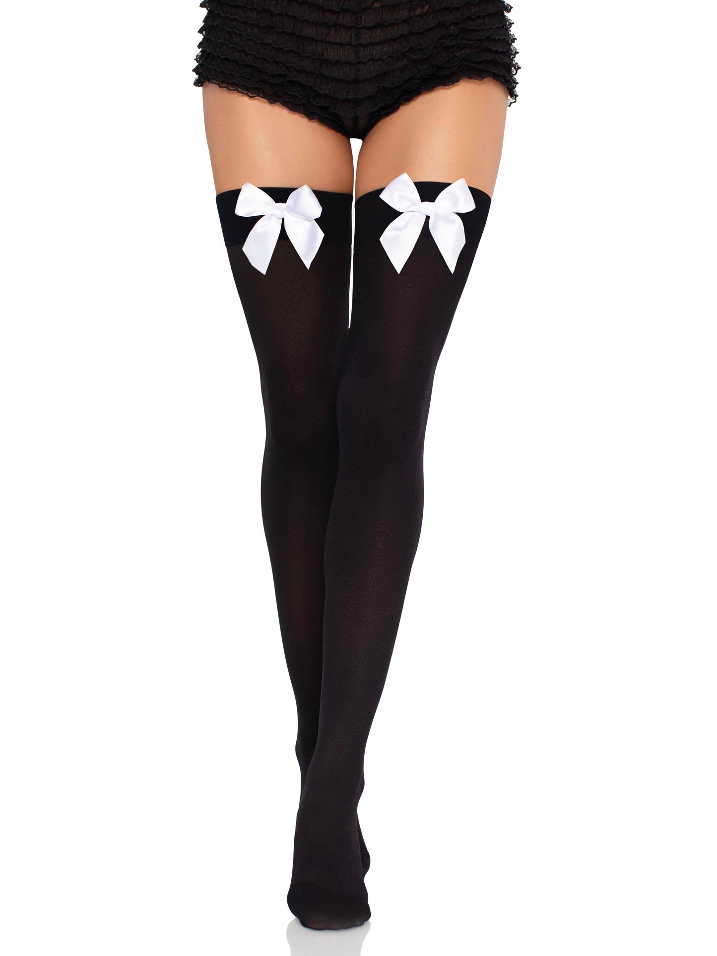 Kay Opaque Thigh Highs -  - Hosiery