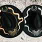 Vegan Felt Hat - XL Brim - Western Snakes -  - 